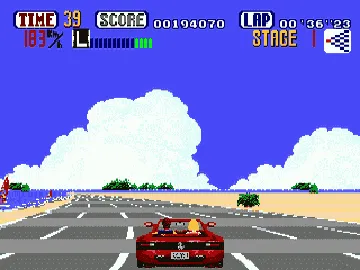 OutRun (Japan) screen shot game playing